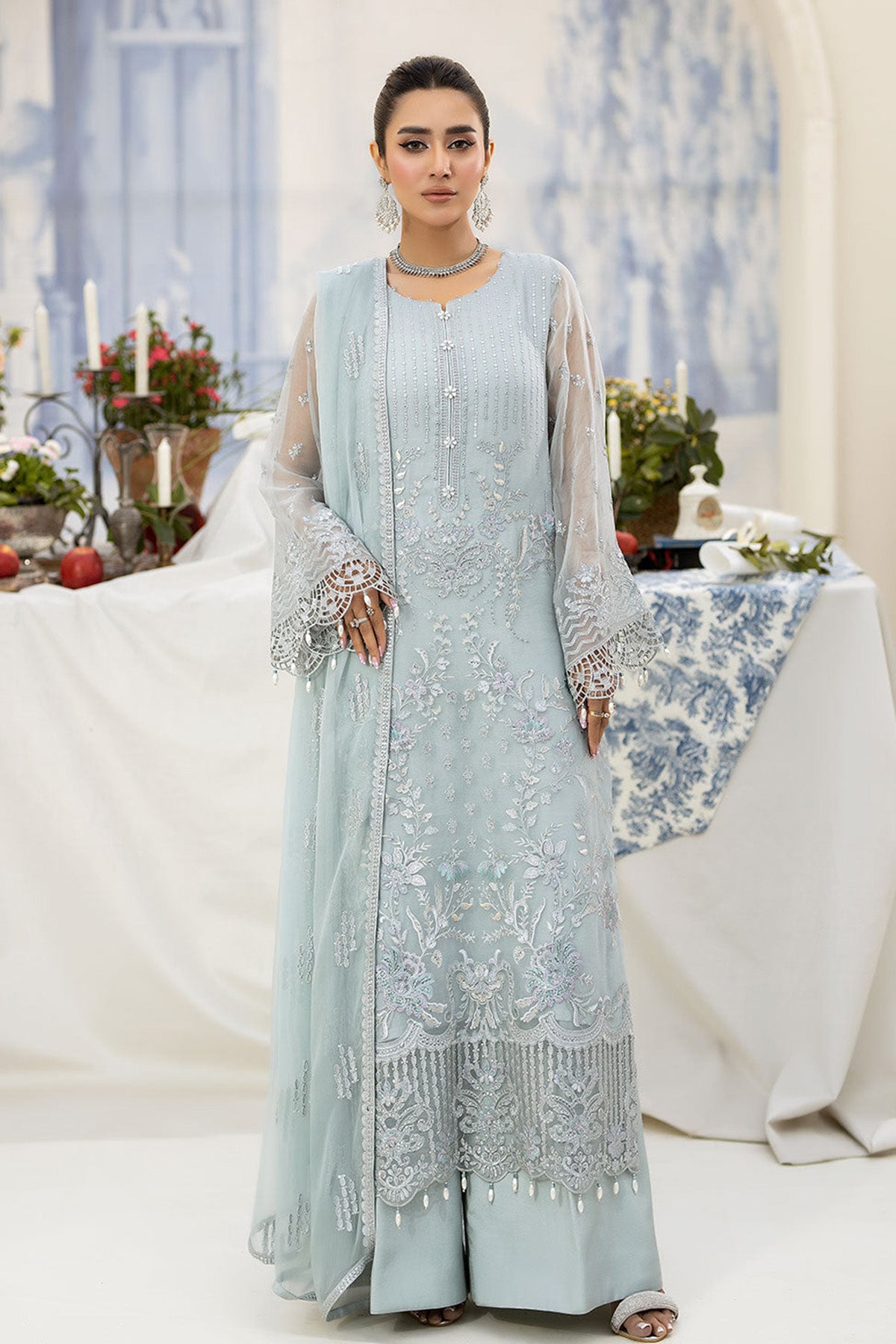 fitted lace wedding dress Gota Kumari Best Fashion Designer in Pakistan and London Xs / No main image 0